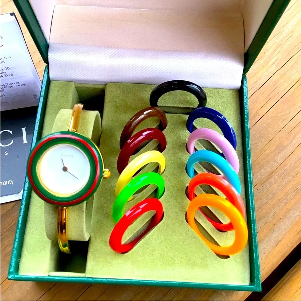 Gucci Popular Collectable Bezel Watch Bracelet - Picture 1 of 5